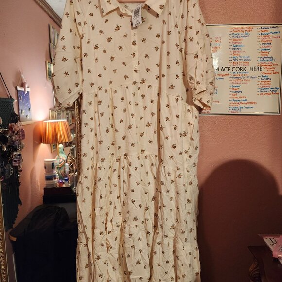 Torrid Peasant Shirt Dress NWT - Picture 3 of 6